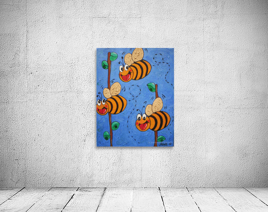 Cutie Bees Wall Preview