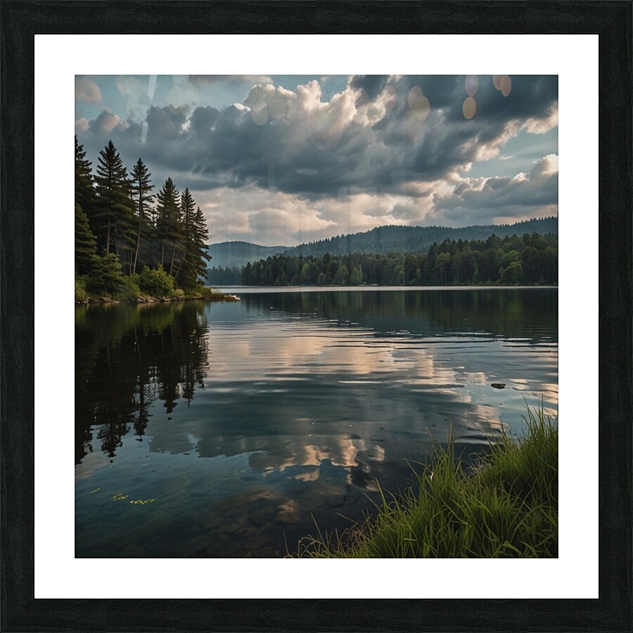 Default lake scenes 0 Picture Frame print