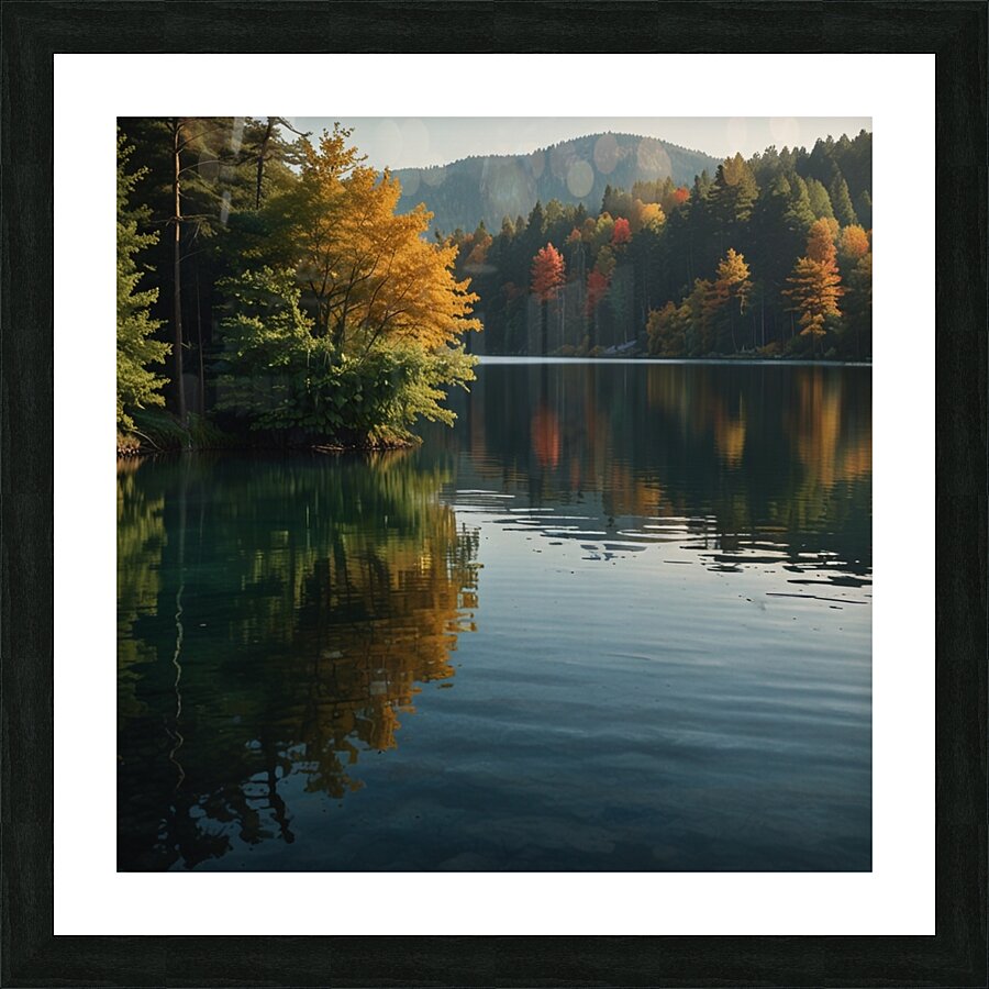 Default lake scenes 1 Picture Frame print