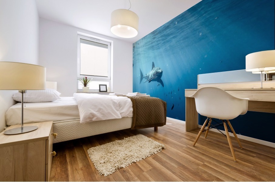 Great White far Mural print