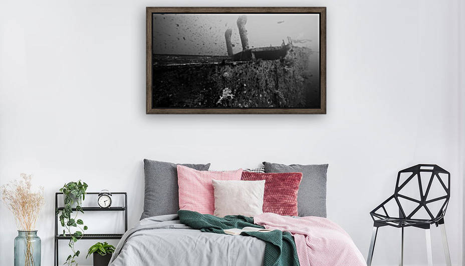 Wreck B&W by Michael Brown