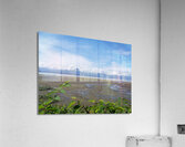 Alaskan Mountain Range with Clouds  Acrylic Print