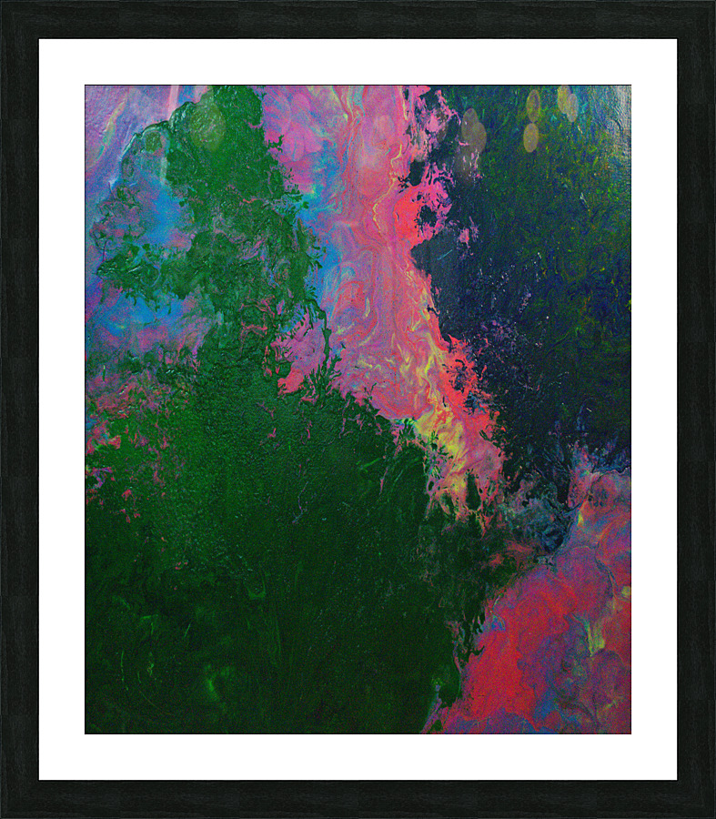 Continent Picture Frame print