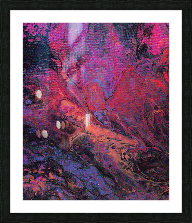 Blobls Out Picture Frame print