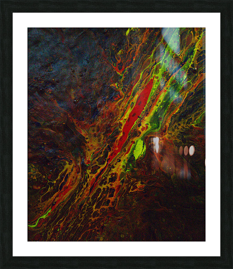 Dragon eye Picture Frame print