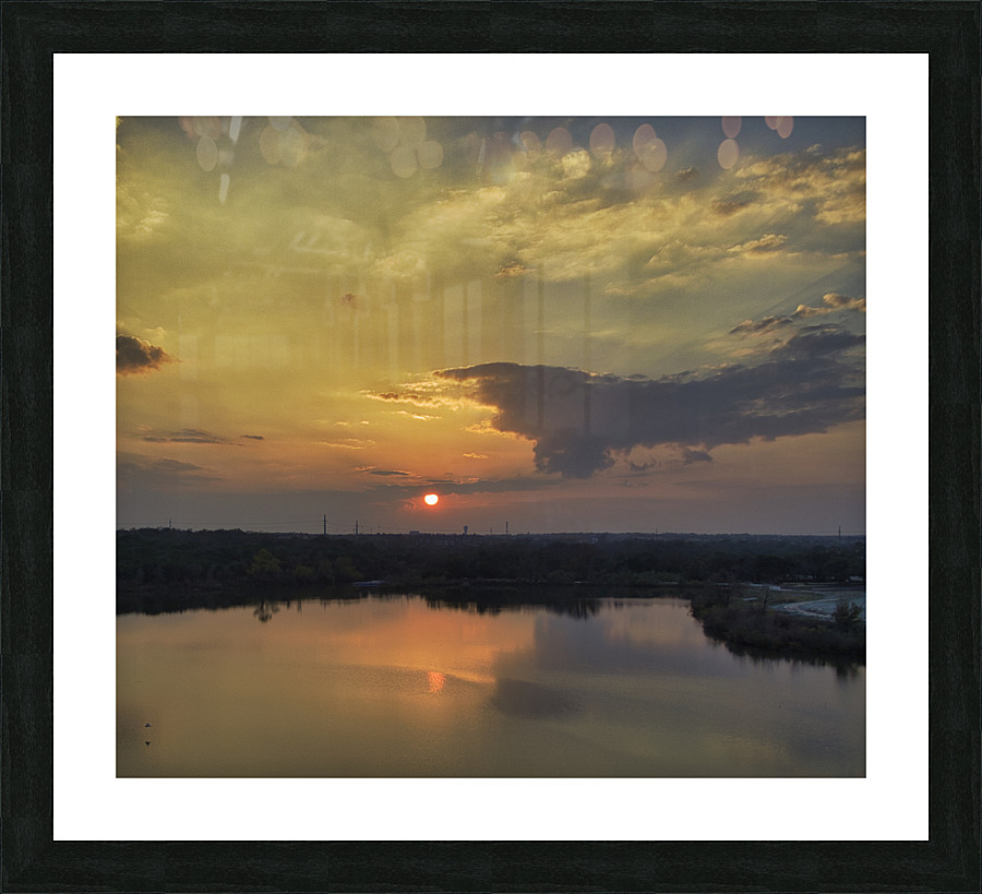 Sunset 9 12.08.22 Picture Frame print