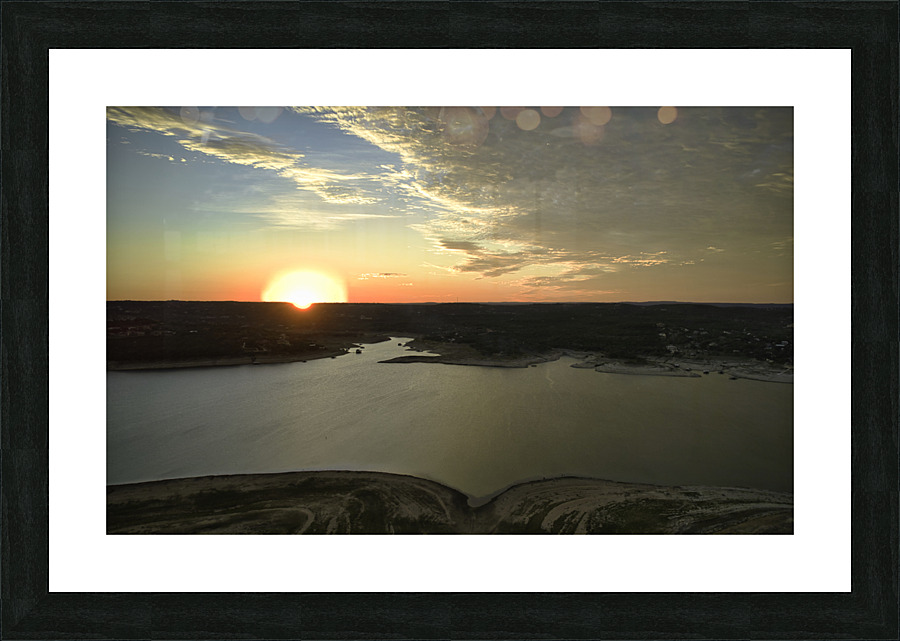 Sunset 6 11.13.22 Picture Frame print
