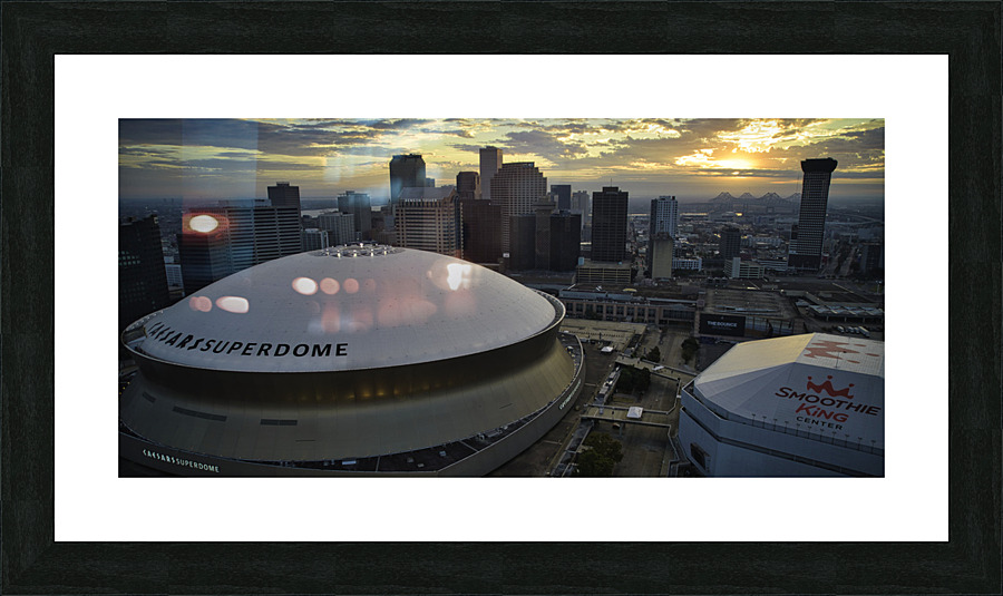 Superdome 3 Picture Frame print