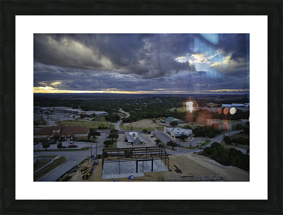 Sunset 3 10.28.22 Picture Frame print