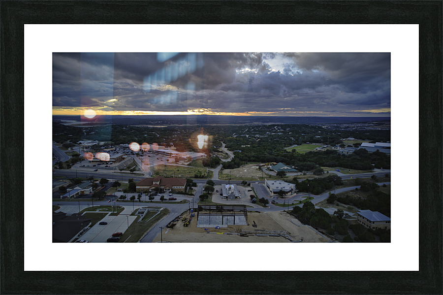 Sunset 1 10.28.22 Picture Frame print