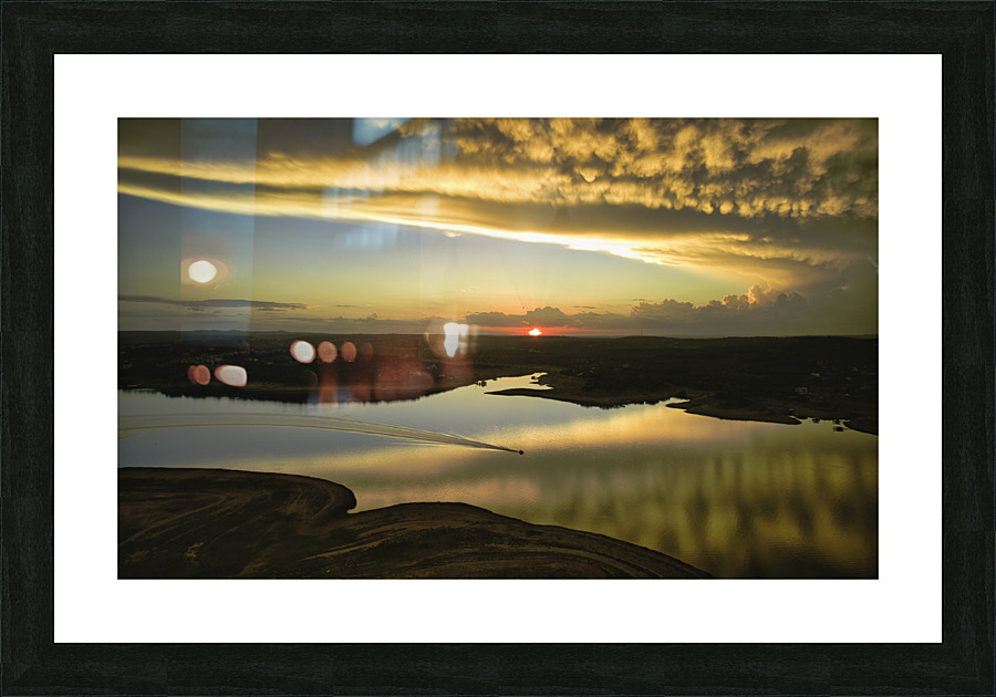 Sunset 1 11.07.22 Picture Frame print