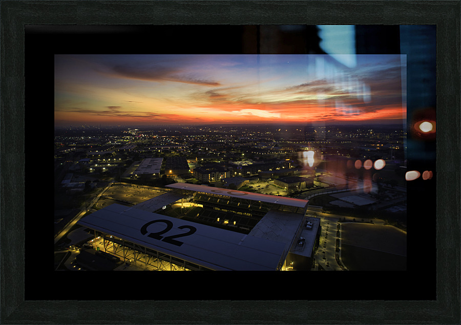 Q2 Stadium 9 12:25:21 Picture Frame print