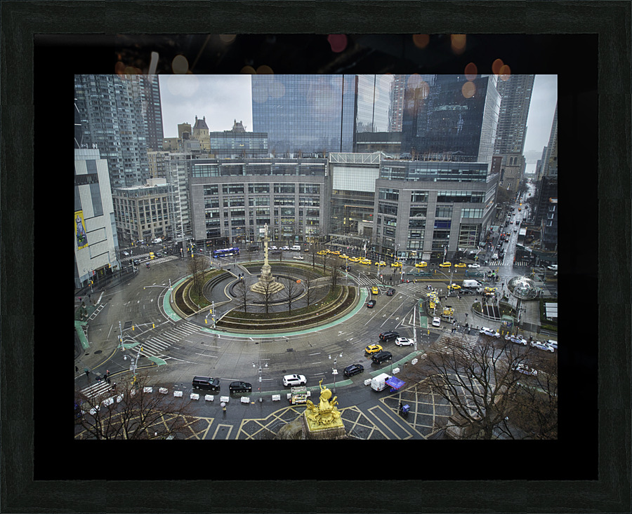 Columbus Circle Picture Frame print
