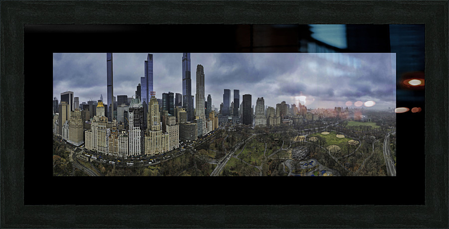 Central Park panorama Picture Frame print