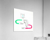 Connection - White version Acrylic Print