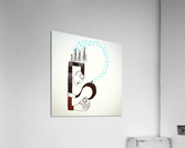 Question Marks - White version Acrylic Print