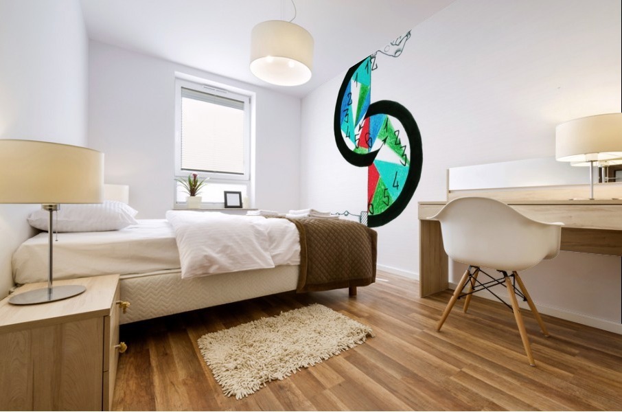 It's a trap! White version Mural print