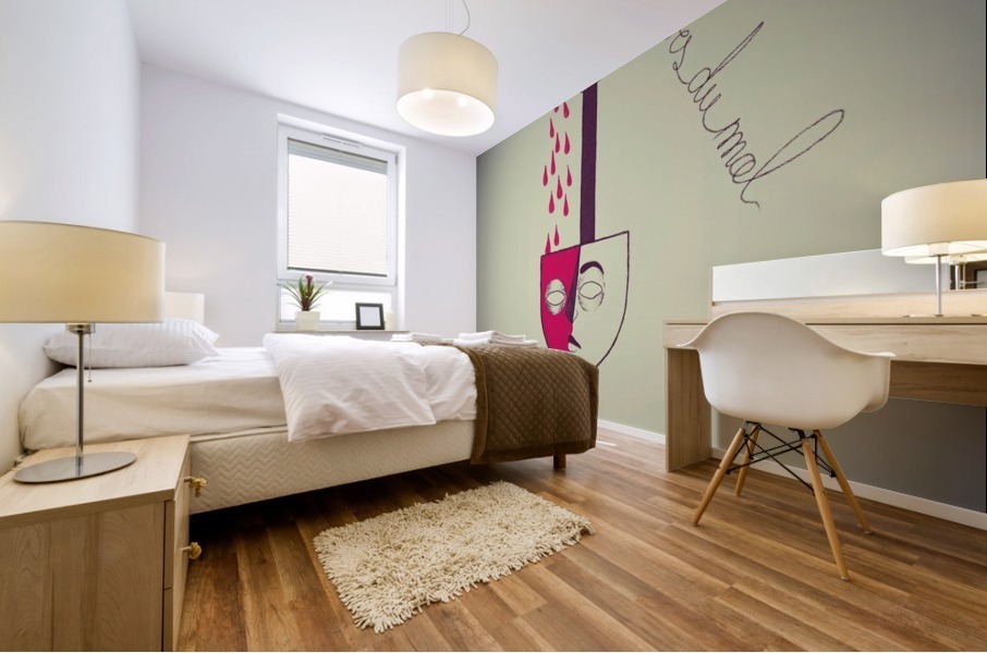 Spleen - White version Mural print