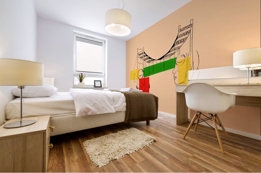 BrainBridge Mural print