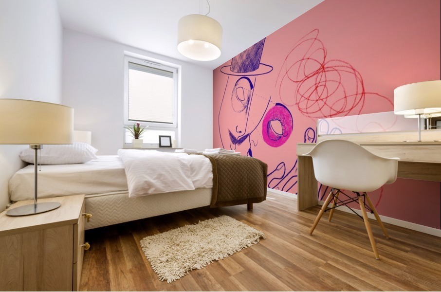 Suspense Mural print