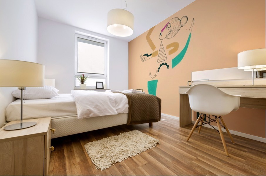 The air dancer Mural print