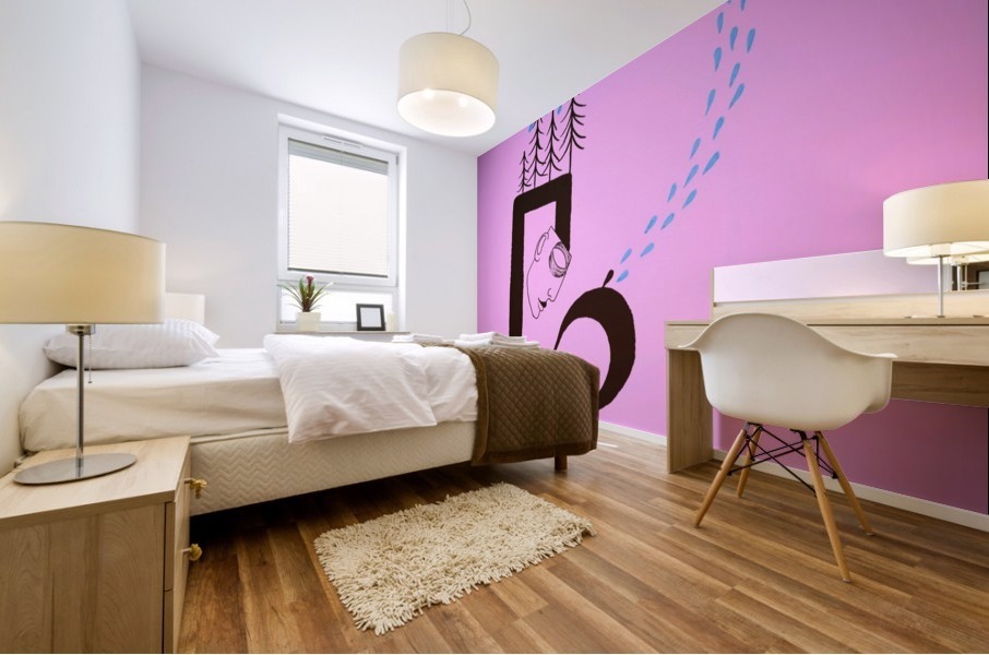 Question Marks Mural print