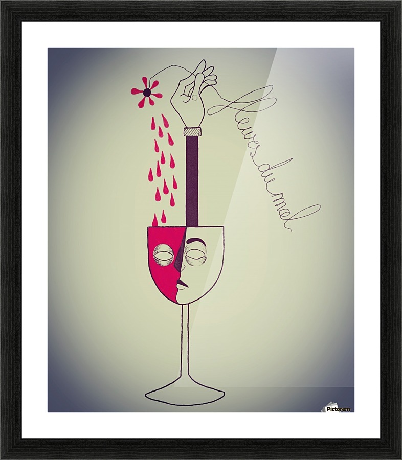 Spleen - White version Picture Frame print