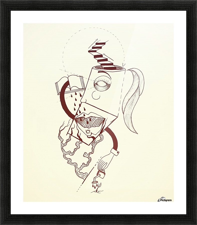 Philosolphia - White version Picture Frame print