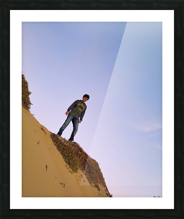 Desert and sky Picture Frame print
