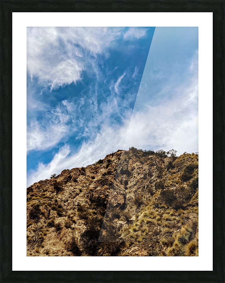 Mountain top  Picture Frame print