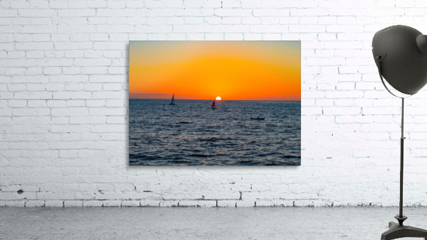 Sunset by the sea Wall Preview