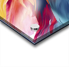 In a mesmerizing display of colors a dynamic wave-shaped spiral Acrylic print