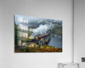 yakynuka Jacobite Express steam train crossing th Acrylic Print