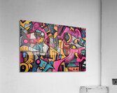 yakynuka  complex funky background 2a139d56 4ba8 Acrylic Print
