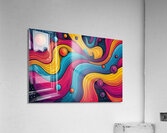 complex funky background  03 Acrylic Print