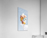 In a mesmerizing display of colors a dynamic wave-shaped spiral Acrylic Print