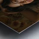 face torso hips  woman Metal print