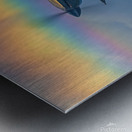 yakynuka A Spitfire passing through a Rainbow cre Metal print