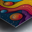 complex funky background  03 Metal print