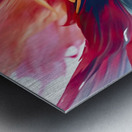 In a mesmerizing display of colors a dynamic wave-shaped spiral Metal print