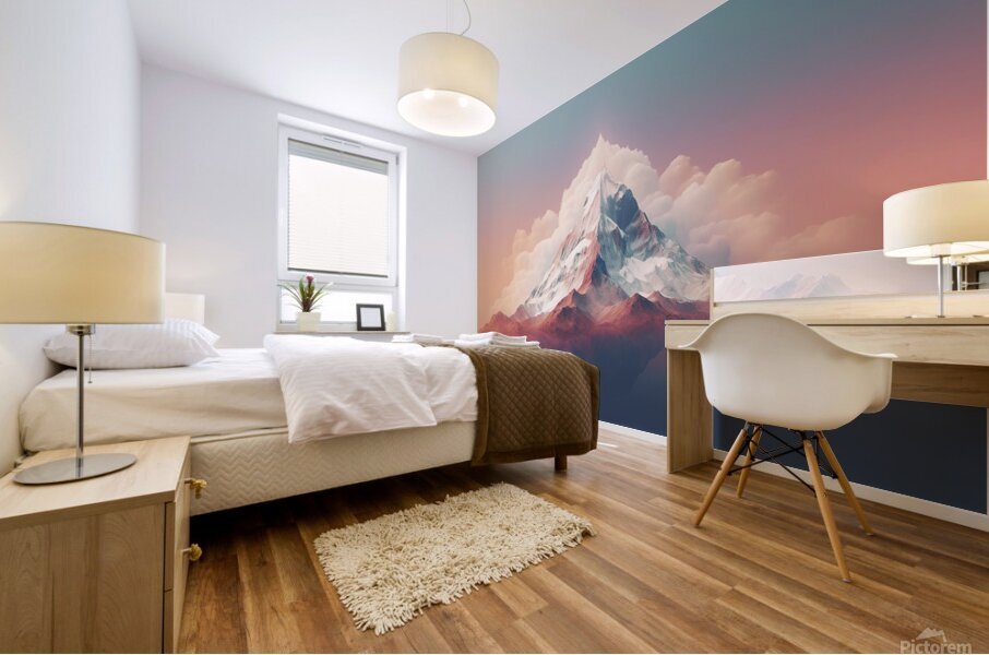 irene yakynuka Dream Mountain. 5500K temperature  1707789613.0782 Mural print