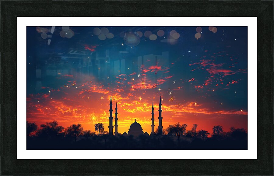Ramadan banner   Picture Frame print