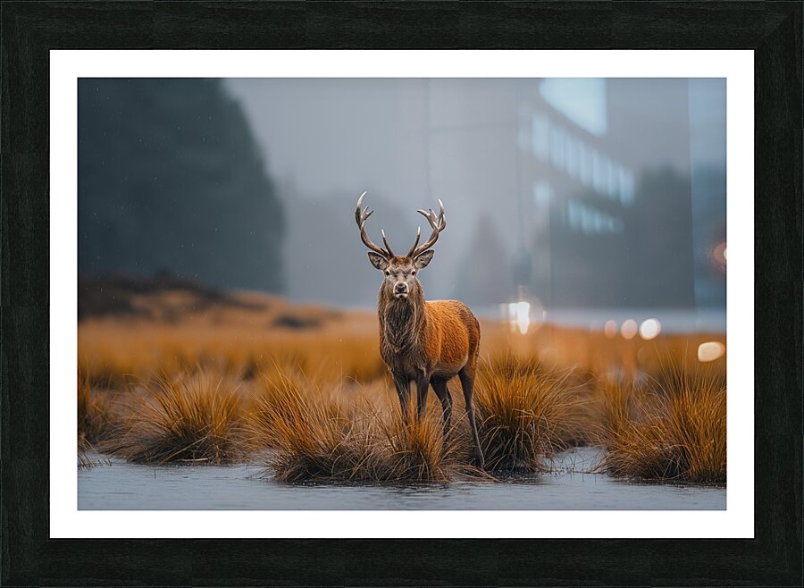 yakynuka Red deer are the iconic wildlife of the Picture Frame print