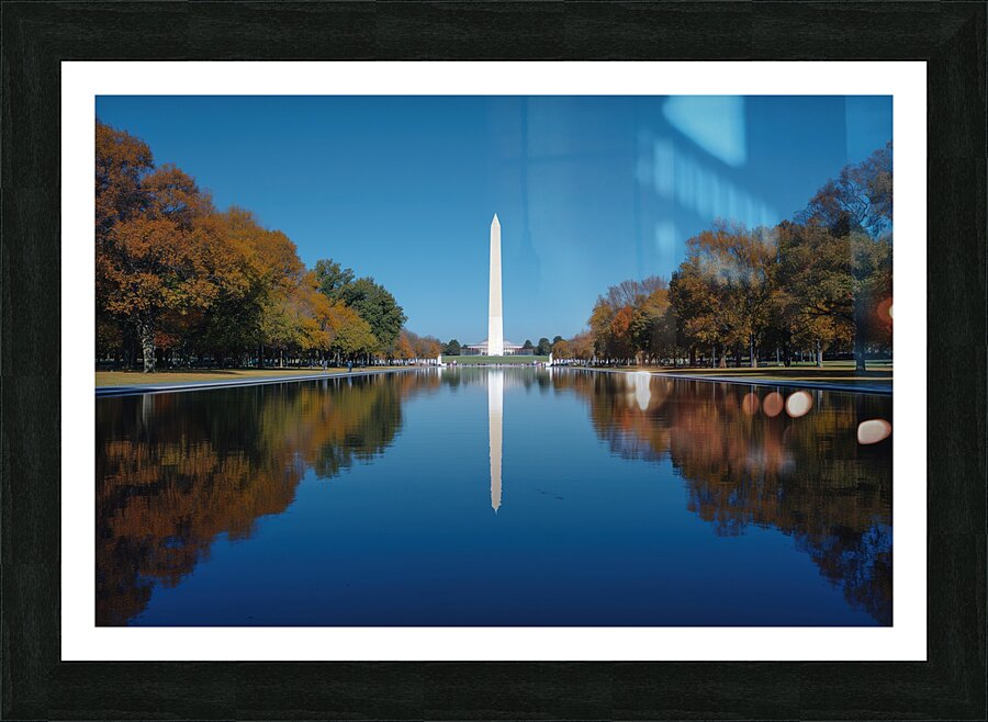 memorial washington  1048 Picture Frame print