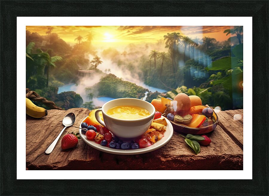 irene yakynuka breakfast is served by esser btao  1707788732.6829 Picture Frame print