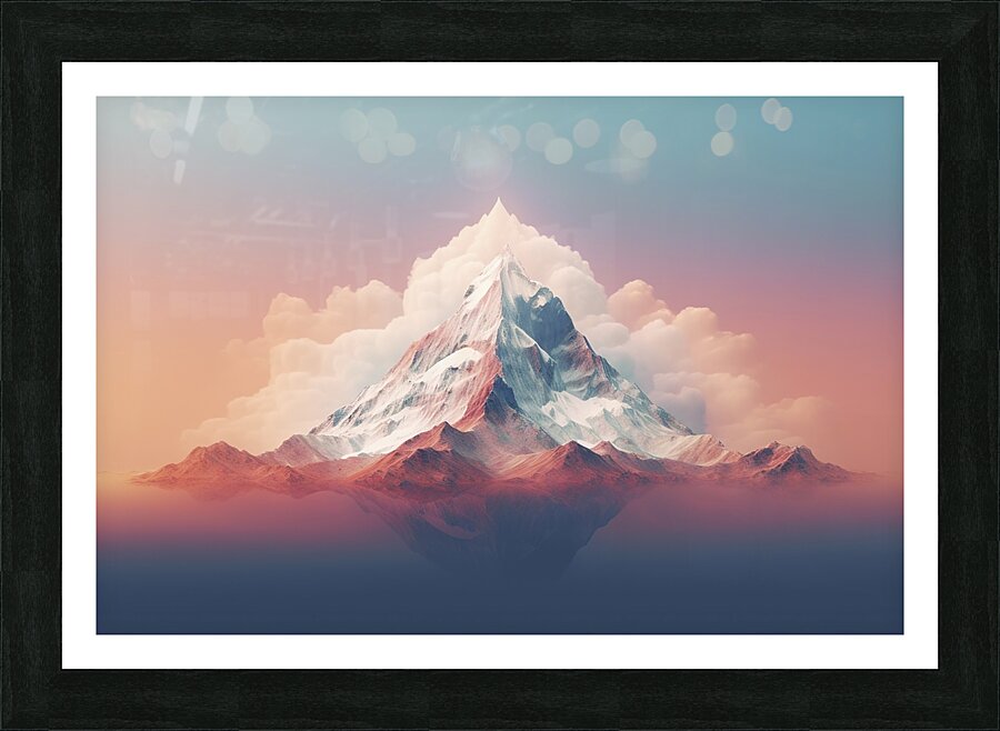 irene yakynuka Dream Mountain. 5500K temperature  1707789613.0782 Picture Frame print