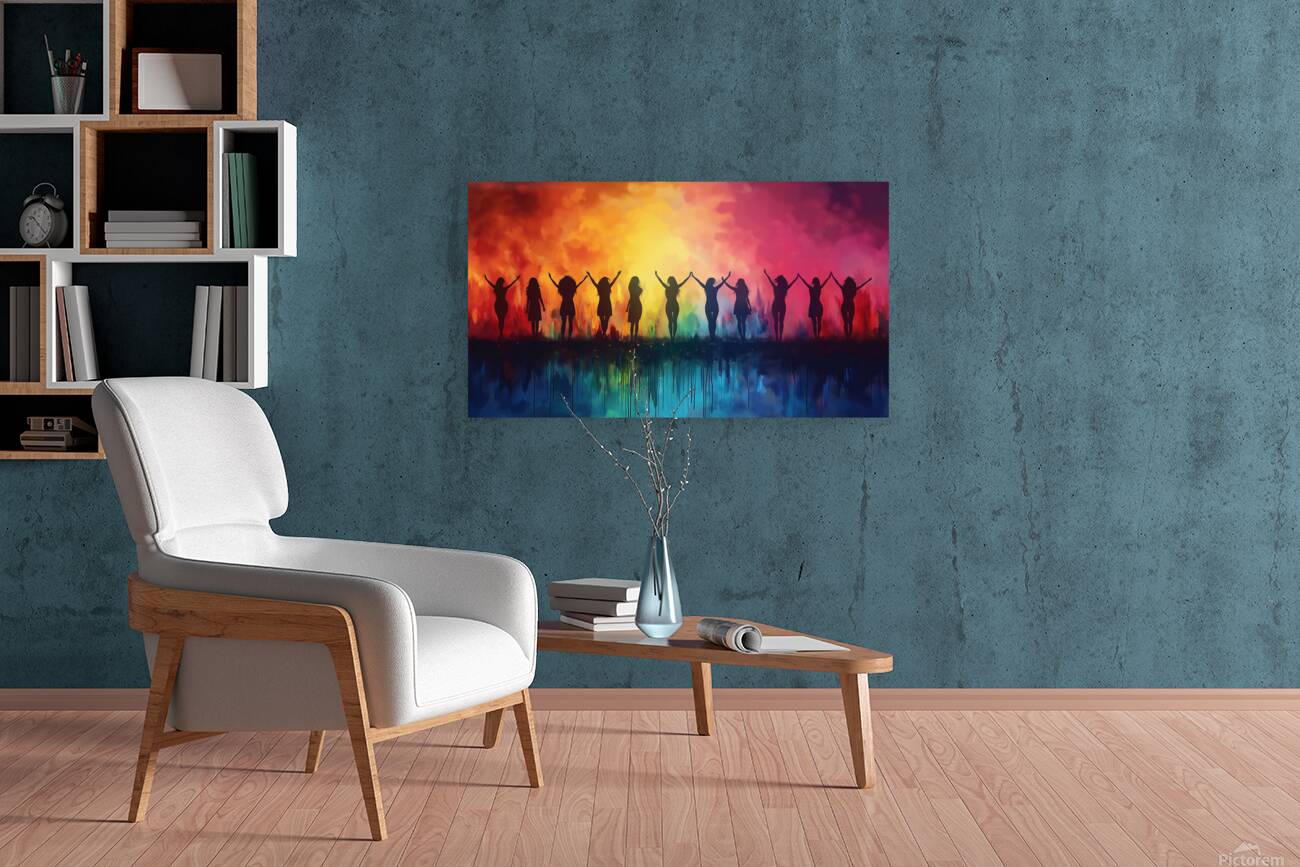 Close-up of a pretty red-haired girl with freckles evocative an Reproduction