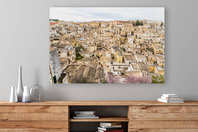 Panoramas of the ancient medieval city of Matera in Italy. by Joaquin Corbalan