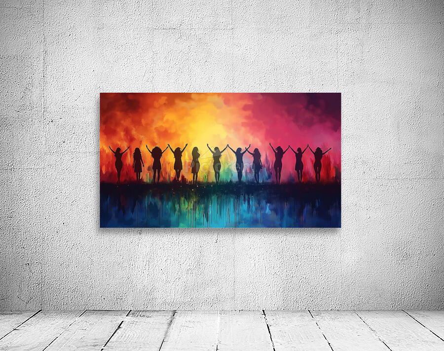 Close-up of a pretty red-haired girl with freckles evocative an Wall Preview