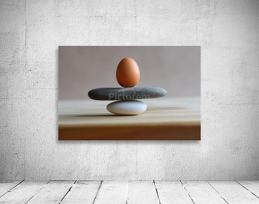 yakynuka Concept about balance and strength egg a Wall Preview